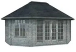 Palmako Pavillon Hanna, ca. B653/H371/T503 cm, Grau