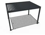 Weide Deluxe Pergola Voll-Alu, ca. B400/H255/T300 cm