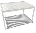 Weide Deluxe Pergola Voll-Alu, ca. B400/H255/T300 cm