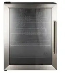 Cozze Outdoor-K&uuml;che K&uuml;hlschrank 60l, ca. B47/H62,8/T49,5 cm, Schwarz, Silber