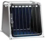 4pets&reg; Hundetransportbox ECO BLACK 3, Schwarz, Blau, Silber