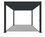 Weide Classic Pergola 3x3,6 Alu-Stahl, ca. B360/H255/T300 cm