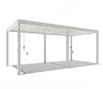 Weide Deluxe Pergola Voll-Alu, ca. B600/H255/T300 cm