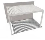 Weide Deluxe Wandpergola Voll-Alu, ca. B400/H255/T300 cm