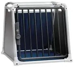 4pets&reg; Hundetransportbox ECO BLACK 3, Schwarz, Blau, Silber