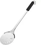 Cozze Pizzaspachtel drehbar, ca. B180/H20/T79 cm, Silber, Schwarz