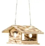 Dehner Natura Premium Futterhaus Arber, Braun