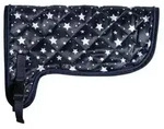 HKM KIDS Hobby Horsing Decke mit Print, navy mit Sternenmuster