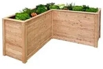 Westmann L&auml;rchenholz-Hochbeet Klassik L, ca. B170,5/H84/T170,5 cm