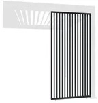 Weide Vertikales Seitenwand-Paneel, ca. B123/H236 cm