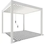Weide Classic Pergola Alu-Stahl, ca. B300/H255/T300 cm
