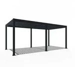 Weide Pergola LED E-Deluxe 3x6, ca. B600/H255/T300 cm