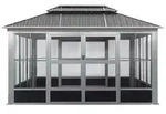 Sojag Pavillon Olan 1014, ca. B435/H291/T311 cm, Schwarz