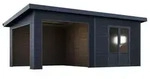 Wolff Finnhaus Ger&auml;tehaus Tona 6030, ca. B653,4/H252/T339,5 cm, Anthrazit