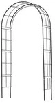 Nature Metall-Rosenbogen, ca. B113/H229/T38 cm, Schwarz