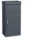 Westmann Paketbox Piet, ca. B50/H105/T37 cm, Anthrazit