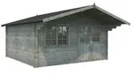 Palmako Gartenhaus Britta, Grau