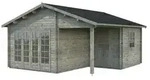 Palmako Gartenhaus Irene, ca. B564/H321/T598 cm, Grau