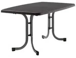 Sieger Klapptisch Boulevard, ca. B150/H72/T90 cm, Grau