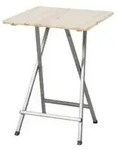 Fun Star Stehtisch, ca. B80/H110/T80 cm, Beige, Silber
