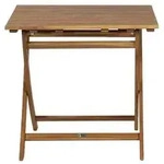 Siena Garden Klapptisch Falun, ca. B80/H74/T80 cm, Hellbraun
