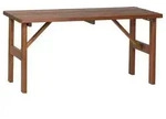 Siena Garden Gartentisch Tessin, ca. B150/H74/T73 cm, Braun