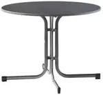 Sieger Klapptisch Boulevard mit mecalit&reg;-PRO-Platte, ca. &Oslash;100/H72 cm