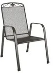 MWH Metall-Gartensessel Savoy, Grau