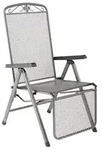 MWH Metall-Relaxsessel Savoy, Grau