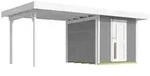 Weka Designhaus 172 B Gr. 2, ca. B575/H226/T375 cm, Grau