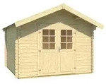Weka Gartenhaus 209 Gr. 2,5, ca. B333/H261/T310 cm, Natur
