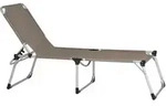 Siena Garden Dreibeinliege XXL, ca. B69,5/H86/T209 cm, Taupe
