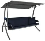 Angerer Hollywoodschaukel Elegance Joy marineblau, 3-Sitzer