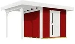 Weka Designhaus 172 A Gr. 1, ca. B430/H226/T314 cm, Rot