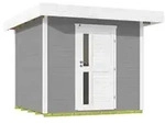 Weka Designhaus 172 Gr. 1, ca. B275/H226/T314 cm, Grau