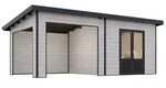 Wolff Finnhaus Ger&auml;tehaus Tona 6030, ca. B653,4/H252/T339,5 cm, Hellgrau