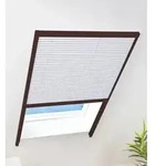 Hecht Sonnenschutz-Plissee f&uuml;r Dachfenster, ca. B110/H160 cm, Dunkelbraun