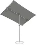 Suncomfort by Glatz Balkonschirm Flex Roof, rechteckig, ca. B195/T140 cm