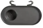 Lafuma Getr&auml;nkehalter f&uuml;r Relaxsessel, ca. B7/H15/T30 cm, Grau