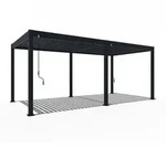 Weide Deluxe Pergola Voll-Alu, ca. B600/H255/T300 cm