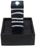 Ubbink Polyresin-Gartenbrunnen Acqua Arte Borgo, ca. H58 cm, Schwarz, Wei&szlig;