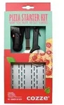 Cozze Pizza Starter-Set, 3-teilig, Silber, Schwarz