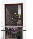 Hecht Fliegengitter Fensterbausatz Master Slim XL, ca. B130/H220 cm, Dunkelbraun