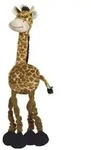 Nobby Hundespielzeug Pl&uuml;schgiraffe elastisch, ca. B18/H72/T13 cm, Braun, Beige