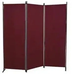 Angerer Paravent, 3-teilig, PE, ca. B165/H165 cm, Rot