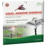 Gardigo Vogel-Abwehr Windrad, ca. H33 cm, Silber, Schwarz