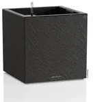 LECHUZA&reg; Kunststoff-Topf Canto Slatestone inkl. Pflanzeinsatz, quadratisch