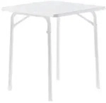 Sieger Garten-Klapptisch mit mecalit&reg;-PRO-Platte, ca. B70/H72/T70 cm