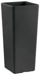 Veca Kunststoff-Vase Clou inkl. Pflanzeinsatz, konisch, anthrazit