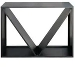 Westmann Kaminholzregal, Schwarz